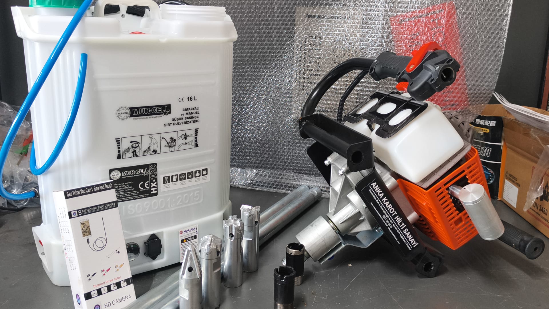 5,5 Redüktörlü El Karot Makinesi